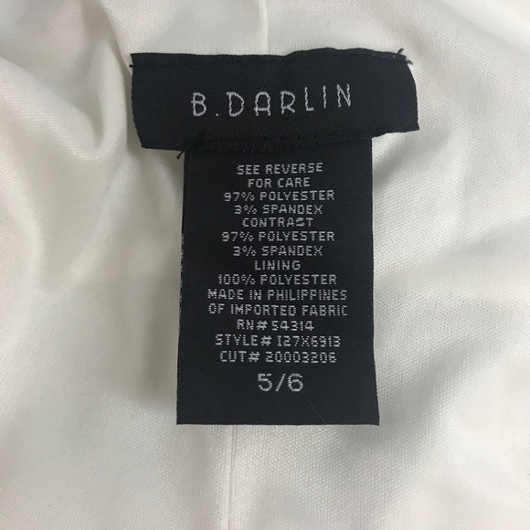 One shoulder mini dress with rhinestones - Picture 4 of 5